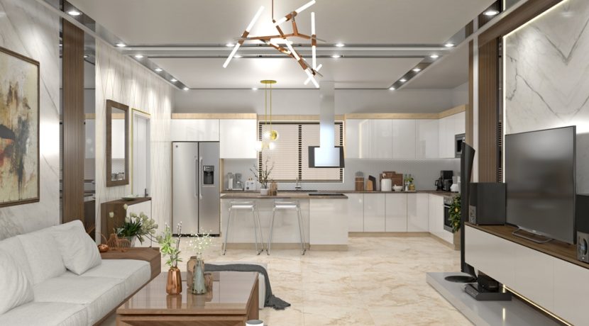 QUALITY HOMES - UNIVERSAL - 20191127 - INTERIOR 03 - LIVING ROOM AND KITCHEN