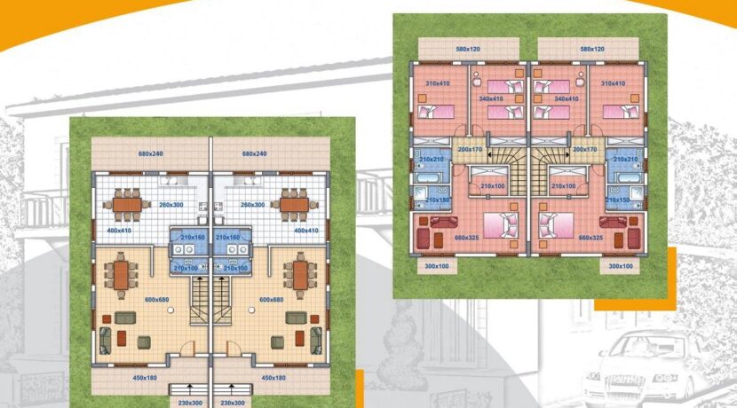 Type B floor plans